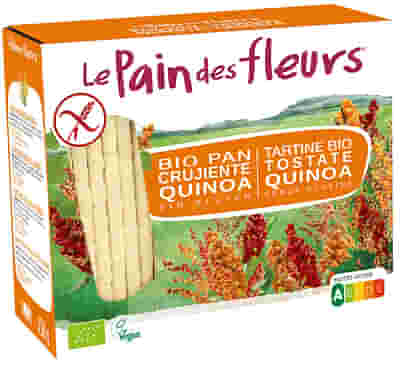 LE PAIN DES FLEURS TARTINE TOSTATE ALLA QUINOA BIOLOGICHE 150 G