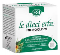 ESI LE DIECI ERBE MICROCLISMI 6 PEZZI