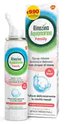 SPRAY NASALE ISOTONICO RINAZINA AQUAMARINA FAMILY PROMO 100 ML