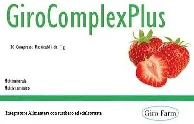 GIROCOMPLEXPLUS 30 COMPRESSE MASTICABILI GIROCOMPLEXPLUS 30 COMPRESSE MASTICABILI