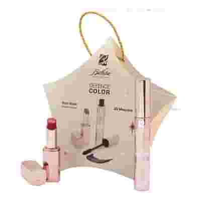KIT NATALE 2022 DEFENCE COLOR NUTRI SHINE ROSSETTO BRILLANTE N210 ROUGE 3 ML + MASCARA 3D 11 ML