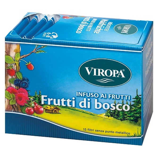 Viropa Infuso Ai Frutti Di Bosco 15 Bustine Da 2,5 G