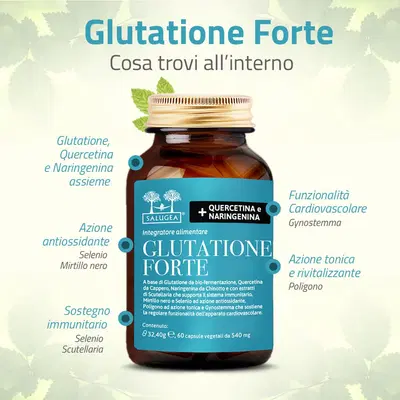 SALUGEA GLUTATIONE FORTE 60 CAPSULE SALUGEA GLUTATIONE FORTE 60 CAPSULE