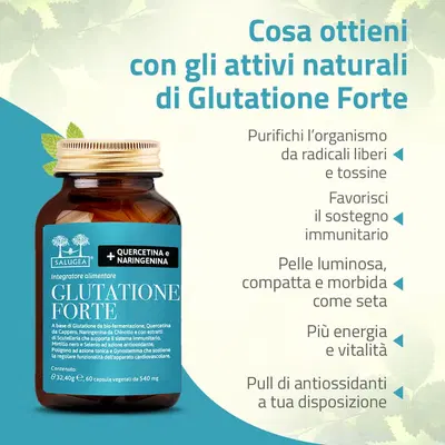SALUGEA GLUTATIONE FORTE 60 CAPSULE SALUGEA GLUTATIONE FORTE 60 CAPSULE