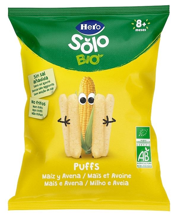 Hero Solo Snack Puff Avena Mais 25 G