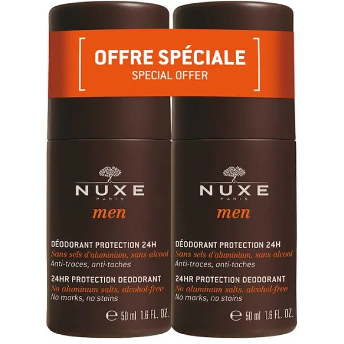 NUXE MEN DUO DEODORANTE UOMO PROTEZIONE 24 ORE 2 X 50 ML