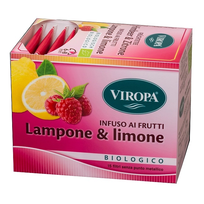 Viropa Infuso Lampone & Limone Bio 15 Bustine Da 2,7 G