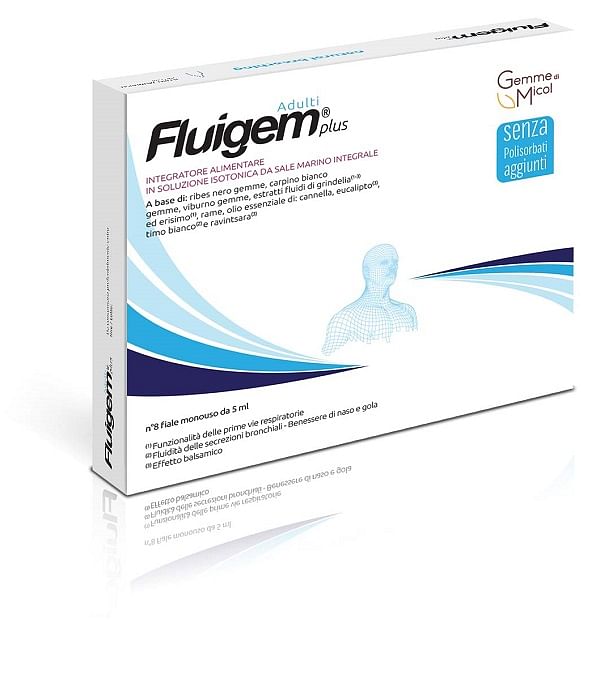 Fluigem Plus Adulti 8 Fiale Da 5 Ml