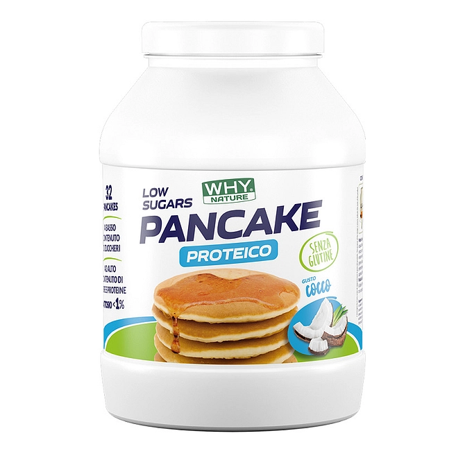 Whynature Low Sugar Pancake Gluten Free Cocco 800 G