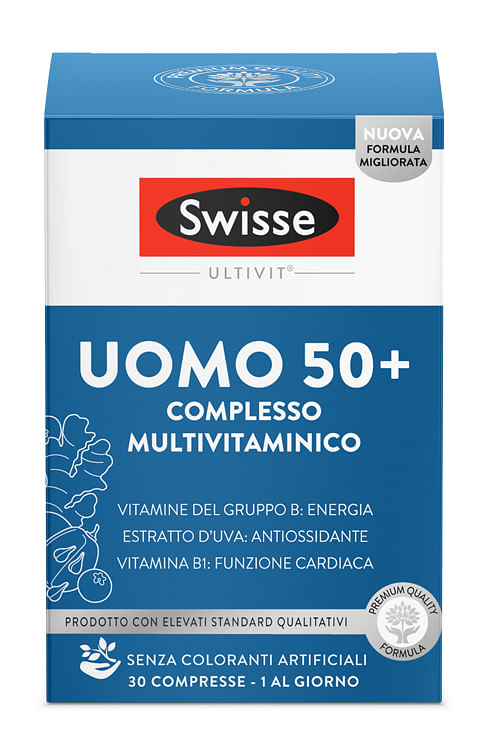 Swisse Multivitaminico Uomo 50+ 30 Compresse