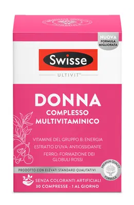 SWISSE MULTIVITAMINICO DONNA 30 COMPRESSE SWISSE MULTIVITAMINICO DONNA 30 COMPRESSE
