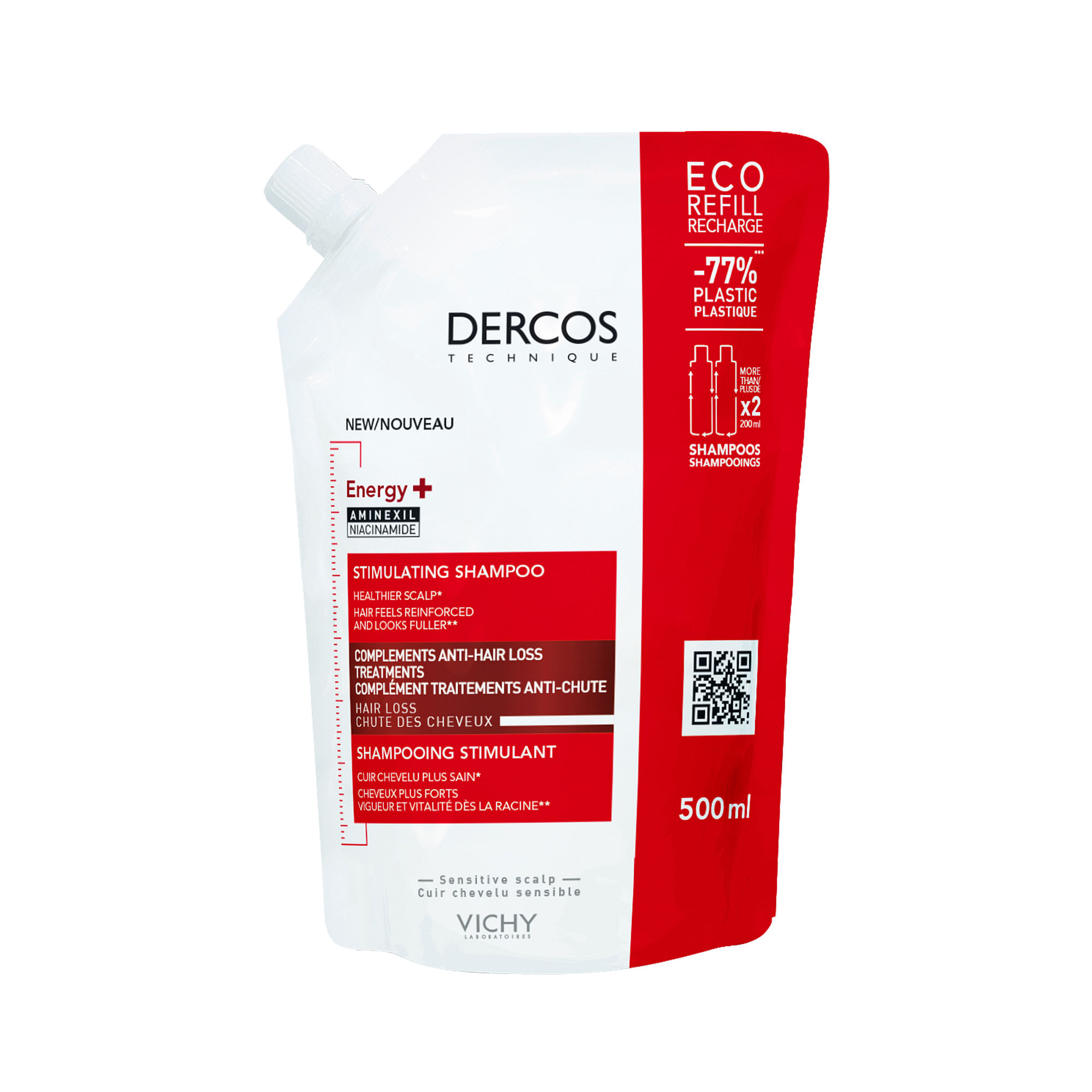 Dercos Eco Ricarica Energizzante 500 Ml