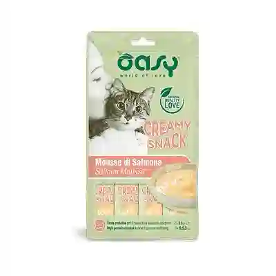 OASY SNACK CAT CREAMY SNACK SALMONE 4 X 15 G