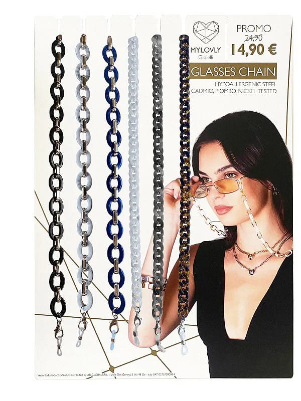 MYLOVLY GIOIELLI CHAIN CATENA PORTA OCCHIALI