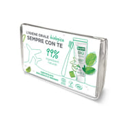 GUM TRAVEL KIT BIO 1 SPAZZOLINO + 1 DENTIFRICIO +  1 SCOVOLINO INTERDENTALE