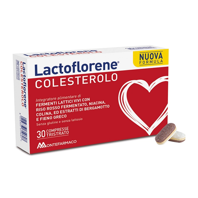 Lactoflorene Colesterolo Integratore Per Il Metabolismo Dei Lipidi 30 Compresse