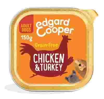 EDGARD&COOPER DOG E ADULT CHICKEN TURKEY 150 G