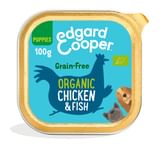 EDGARD&COOPER DOG E PUPPY ORGANIC CHICKEN FISH 100 G