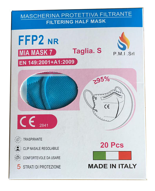 Mia Mask7 Mascherina Ffp2 Small Rosa 20 Pezzi