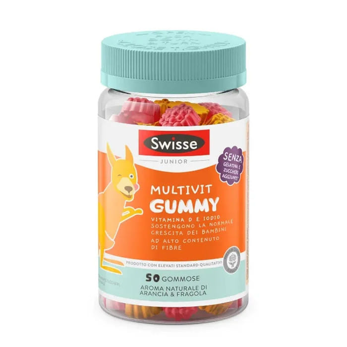 SWISSE JUNIOR MULTIVIT GUMMY 50 PASTIGLIE GOMMOSE