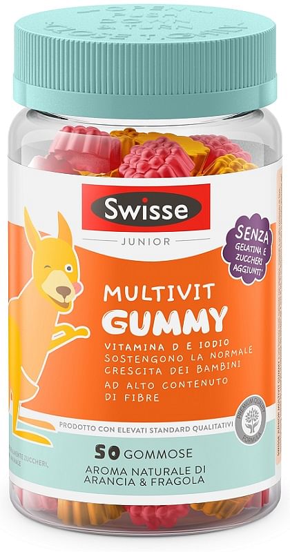 Swisse Junior Multivit Gummy 50 Pastiglie Gommose