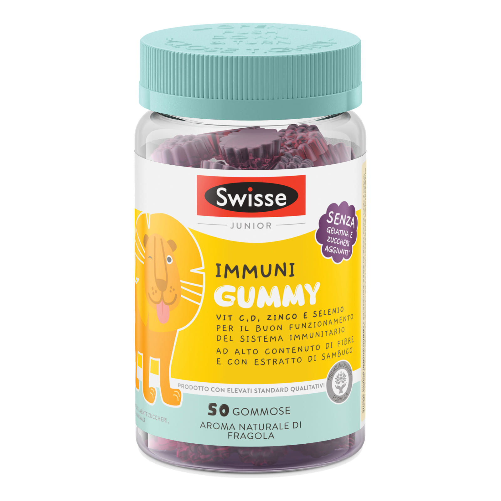 SWISSE JUNIOR IMMUNI GUMMY 50 PASTIGLIE GOMMOSE