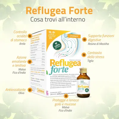 SALUGEA REFLUGEA FORTE 18 FLACONCINI DA 10 ML SALUGEA REFLUGEA FORTE 18 FLACONCINI DA 10 ML