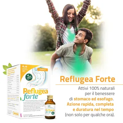 SALUGEA REFLUGEA FORTE 18 FLACONCINI DA 10 ML SALUGEA REFLUGEA FORTE 18 FLACONCINI DA 10 ML