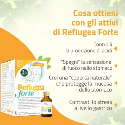 SALUGEA REFLUGEA FORTE 18 FLACONCINI DA 10 ML SALUGEA REFLUGEA FORTE 18 FLACONCINI DA 10 ML