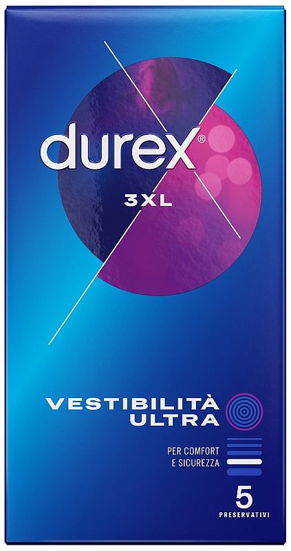 Preservativo Durex 3 Xl Vestibilita' Ultra 5 Pezzi