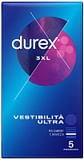 PRESERVATIVO DUREX 3XL VESTIBILITA' ULTRA 5 PEZZI