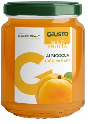 GIUSTO SOLO FRUTTA MARMELLATA ALBICOCCHE 284 G GIUSTO SOLO FRUTTA MARMELLATA ALBICOCCHE 284 G