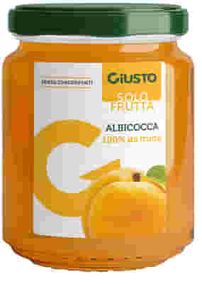 GIUSTO SOLO FRUTTA MARMELLATA ALBICOCCHE 284 G GIUSTO SOLO FRUTTA MARMELLATA ALBICOCCHE 284 G