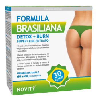 NOVITY FORMULA BRASILIANA 60+60 COMPRESSE