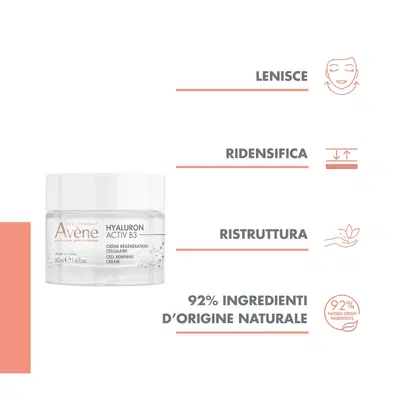 AVENE HYALURON ACTIV B3 CREMA GIORNO 50 ML AVENE HYALURON ACTIV B3 CREMA GIORNO 50 ML