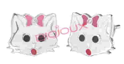 BJT729 ORECCHINI GINGER CAT STAINLESS STEEL