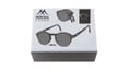 OCCHIALE DA LETTURA POLICARBONATO MONTANA EYEWEAR MODELLO BOX66S NERO SMOKE/ASPHERIC +1,5
