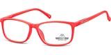 OCCHIALE DA LETTURA POLICARBONATO MONTANA EYEWEAR MODELLO HMR62G ROSSO PASTELLO +1,0