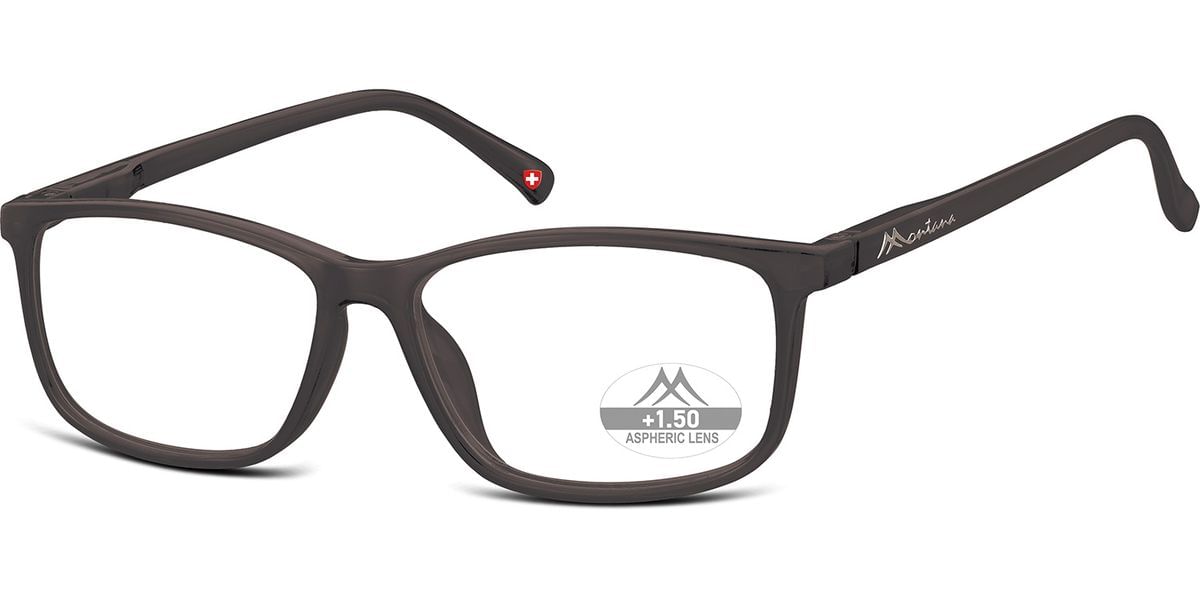 Occhiale Da Lettura Policarbonato Montana Eyewear Modello Hmr62 H Nero Opaco +1,0-image