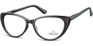 OCCHIALE DA LETTURA POLICARBONATO MONTANA EYEWEAR MODELLO HMR64 NERO LUCIDO +1,5