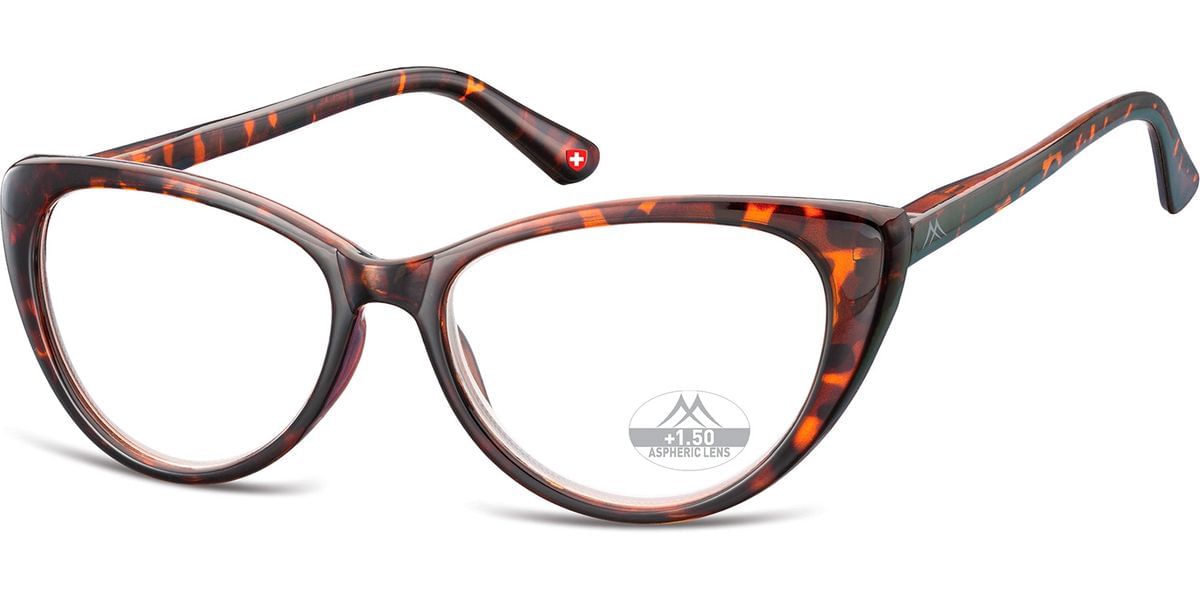 Occhiale Da Lettura Policarbonato Montana Eyewear Modello Hmr64 A Tartarugato Lucido +3,0-image