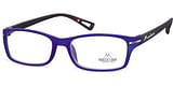 OCCHIALE DA LETTURA POLICARBONATO MONTANA EYEWEAR MODELLO HMR76A BLU/NERO +2,0