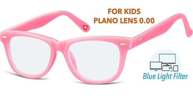 Occhiale Da Lettura Policarbonato Montana Eyewear Modello Kblf1 A Rosa Blue Light Filter Lf1 A-image