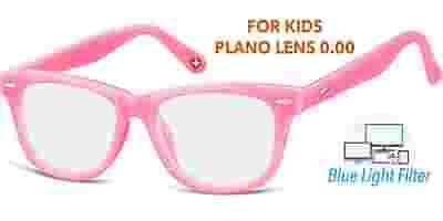 OCCHIALE DA LETTURA POLICARBONATO MONTANA EYEWEAR MODELLO KBLF1A ROSA BLUE LIGHT FILTER LF1A