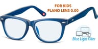 OCCHIALE DA LETTURA POLICARBONATO MONTANA EYEWEAR MODELLO KBLF1B BLU BLUE LIGHT FILTER LF1B