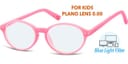 OCCHIALE DA LETTURA POLICARBONATO MONTANA EYEWEAR MODELLO KBLF2A ROSA BLUE LIGHT FILTER LF2A