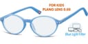OCCHIALE DA LETTURA POLICARBONATO MONTANA EYEWEAR MODELLO KBLF2B BLU BLUE LIGHT FILTER LF2B