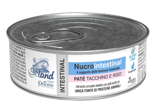 Siland Nucrointestinal Umido Gatto Tacchino Riso 85 G