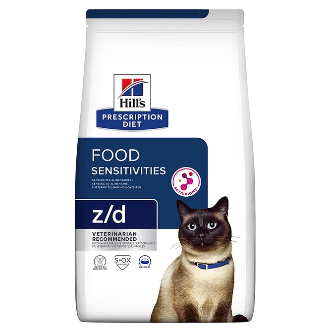 Prescription Diet Feline Food Sensitivities Z/D 1,5 Kg