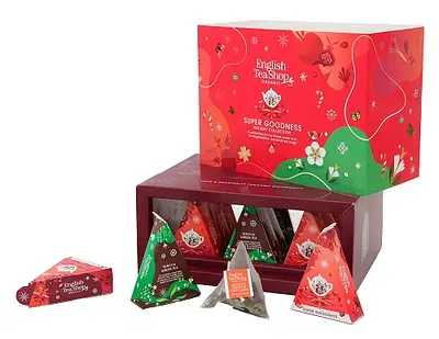 ENGLISH TEA SHOP BOX XMAS SUPERGOOD BIO 12 PIRAMIDI ENGLISH TEA SHOP BOX XMAS SUPERGOOD BIO 12 PIRAMIDI